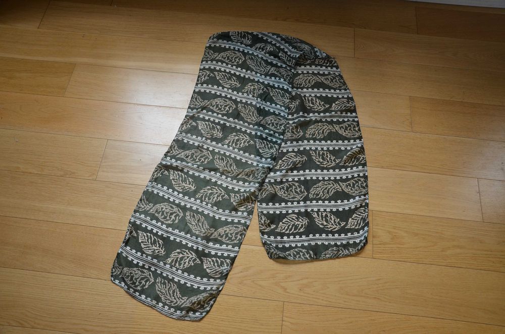 zielony szal/chusta 100% pure silk/jedwab