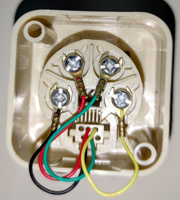 Tomada de rede RJ11 6P4C  com saída Frontal - NOVO - REF 2050