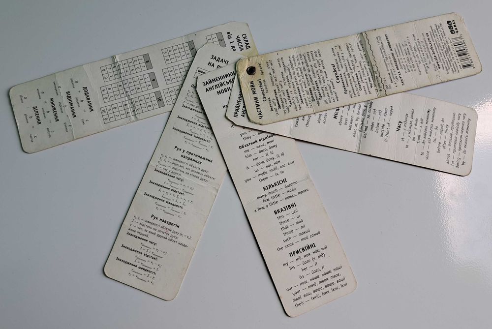 Пам'ятка молодшому школярику шпаргалка