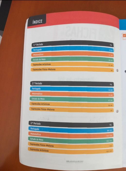 Livro de fichas de trabalho para 2⁰ ano
