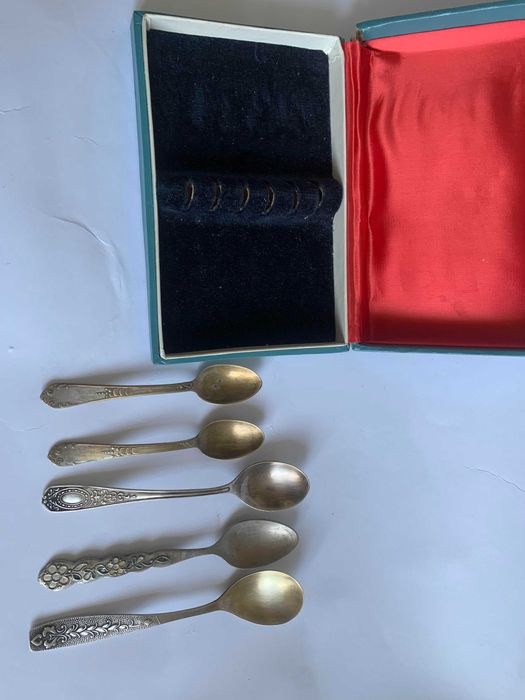 чайные ложечки мельхиор