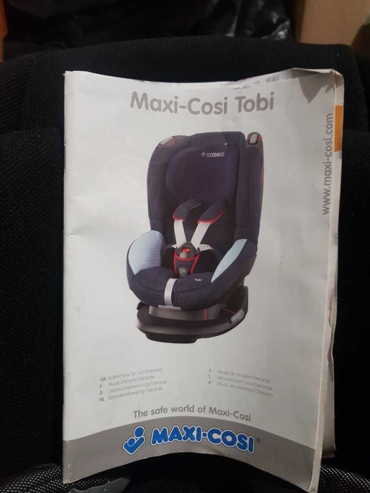 Автокрісло Maxi-Cosi Tobi — б/у, ідеальний стан