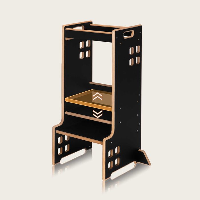 KITCHEN Helper Pomocnik Kuchenny Montessori+ Biblioteczka 2w1 LIONELO