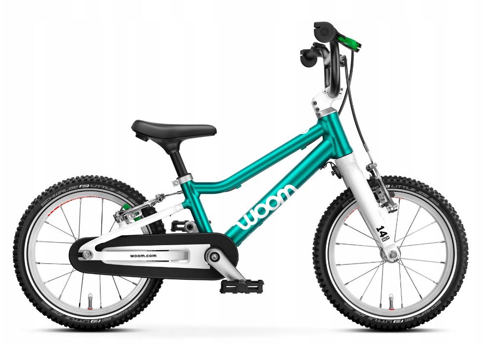 Nowy Rower WOOM GO 2 Metalic Turquisue/Turkusowy 5 kg, 95-110 cm