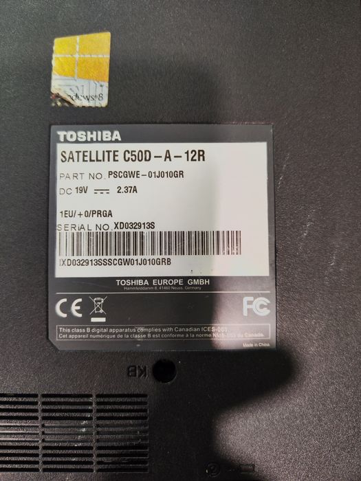 Toshiba Satélite C50D-A-12R