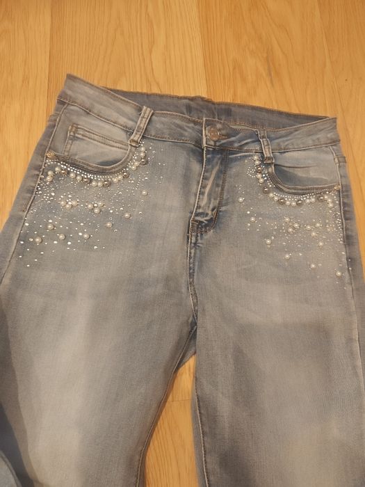 2 pary - Spodnie damskie jeans  rozm 38
