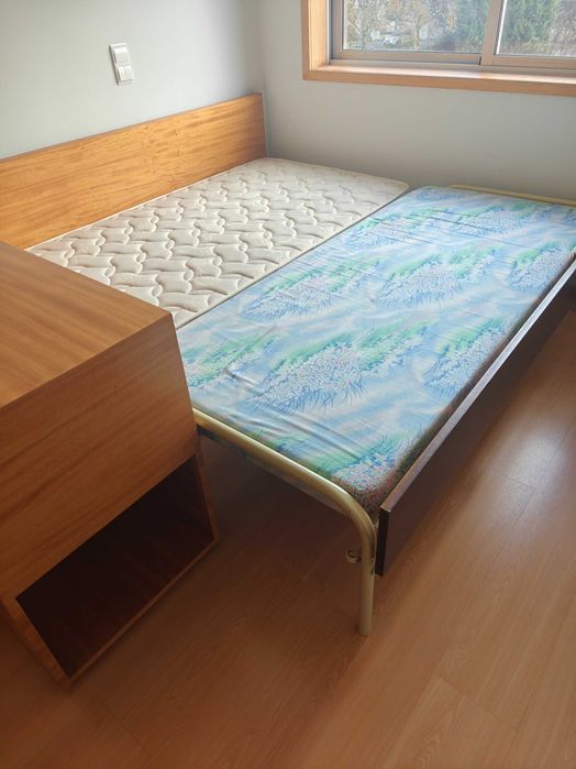 Cama estúdio 190x100 - 4 gavetas - transformável em cama de Casal