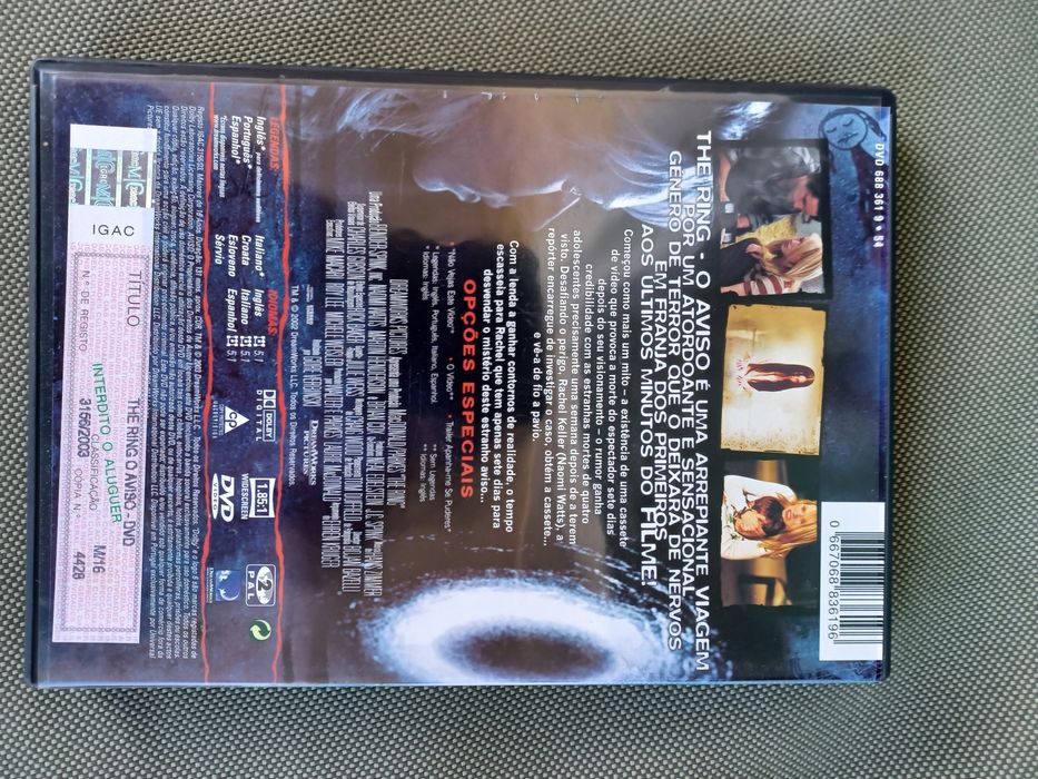 DVD "The Ring - O aviso"