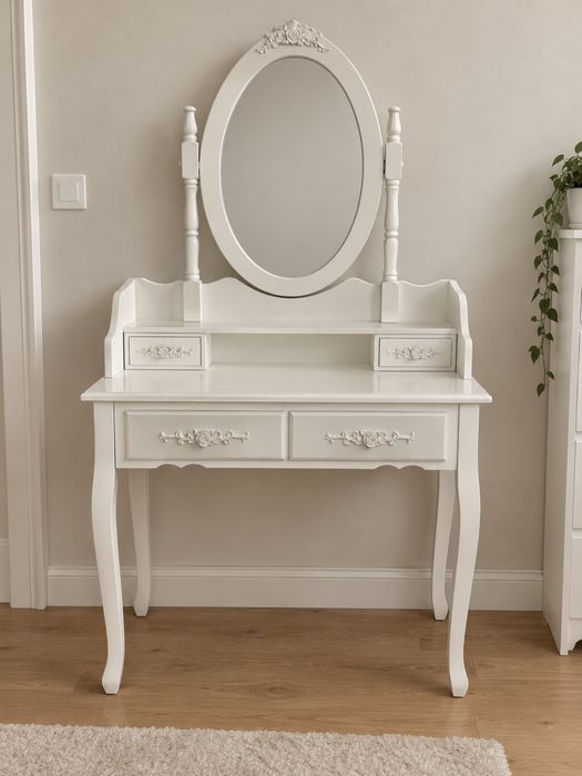 Toaletka z lustrem biala ikea dowoz