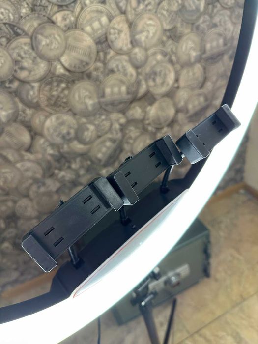 Кольцевая LED лампа RL-21 54см 220V Оригінал з сумкою і штативом