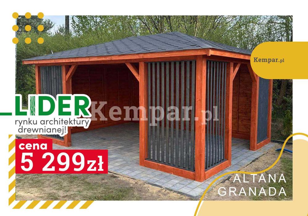 Altana Altanki Altanka ogrodowa drewniana GRANADA