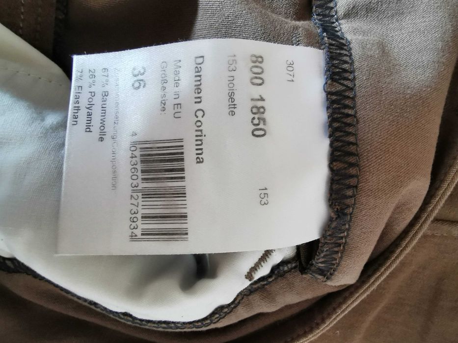 Bryczesy Eurostar pełny lej, rozmiar 36