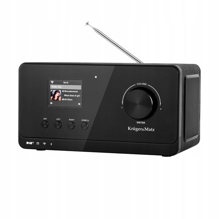 Radio internetowe sieciowe DAB+,Kruger&Matz KM0816.1 budzik Bluetooth