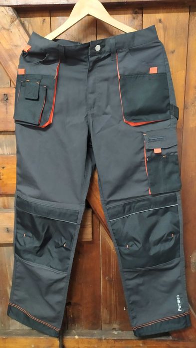 Leber & Hollman Canver Pantalon Travail Homme – Pantalon Élastique Multi-Poches Robustesse Pro