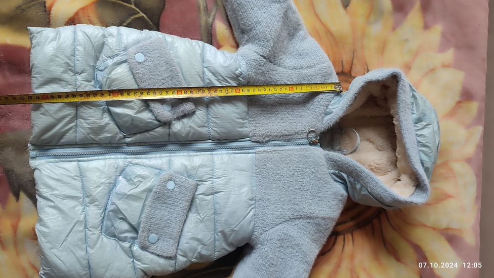 Тепла зимова куртка для дівчат віком 4-6 років