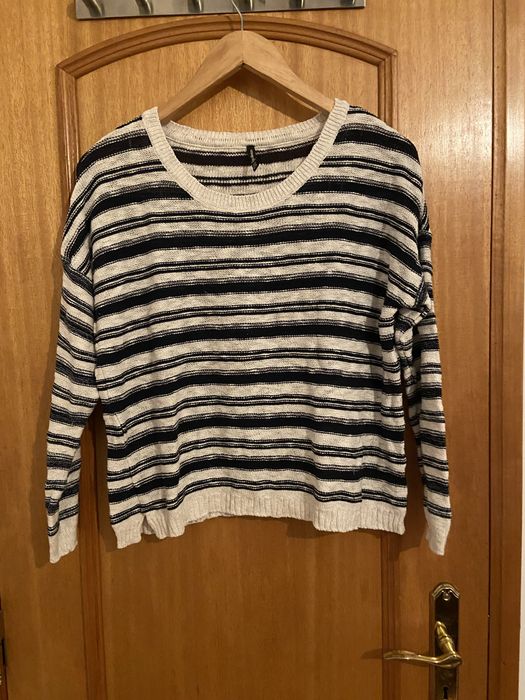 Camisola de malha às riscas - Stradivarius