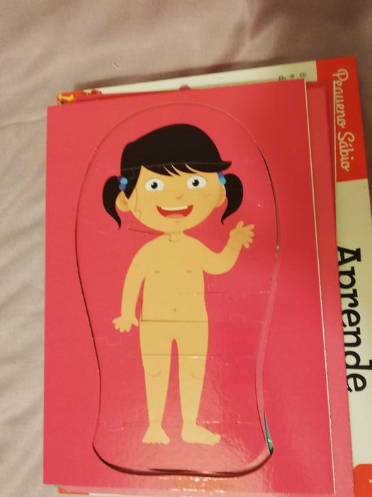APRENDE: CORPO HUMANO, Puzzle da Clementoni (nunca utilizado)