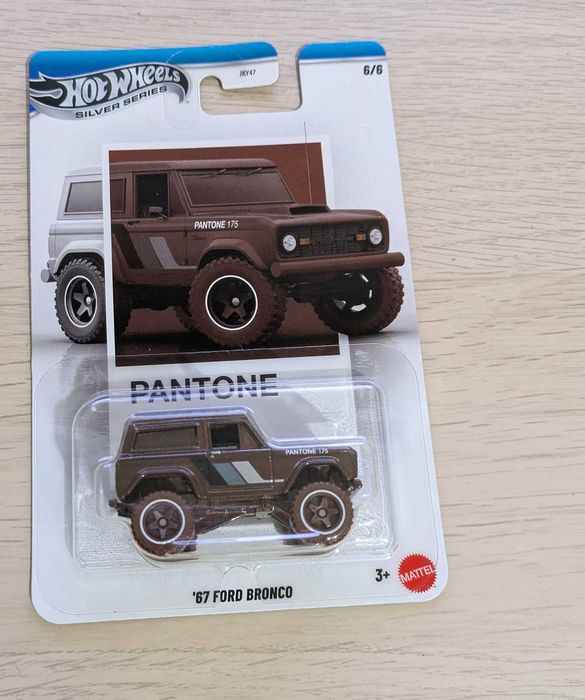 Hot Wheels Silver Series '67 Ford Bronco Pantone