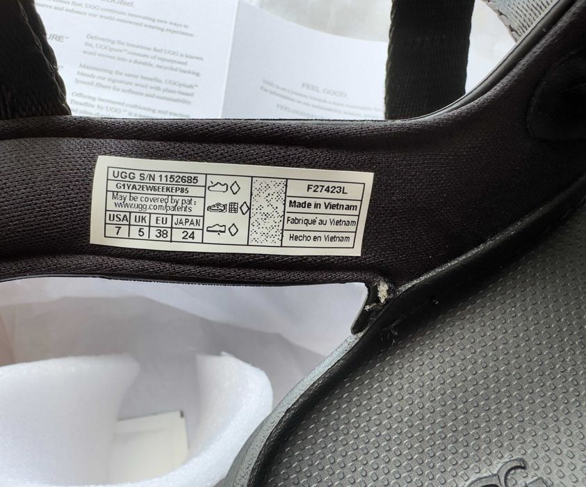 ‼️РОЗПРОДАЖ ‼️Оригінальні Босоніжки Ugg Goldenglow Sandals Black /Босоножки Угги/Сандали Угг/Уггі