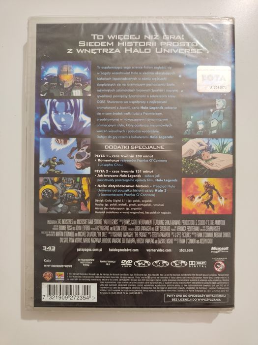 FOLIA Halo Legends - płyta DVD