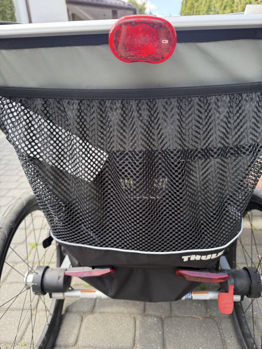 Thule Chariot Lite 1 Agave jak nowa + 2 adaptery + siedzisko