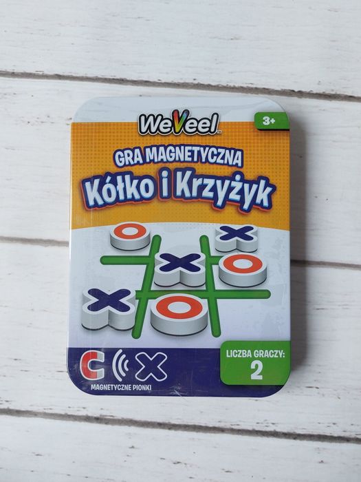 Gra magnetyczna WeVeel Kółko i krzyżyk nowa prezent
