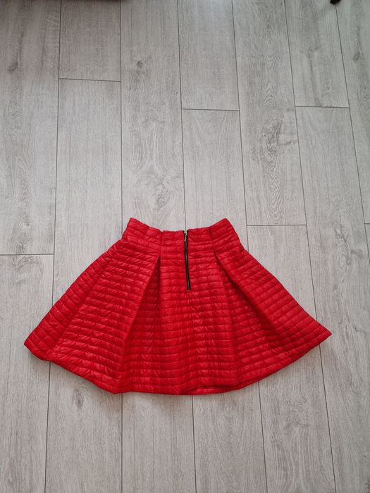 O la voga spodnica pikowana ocieplana rozkloszowana