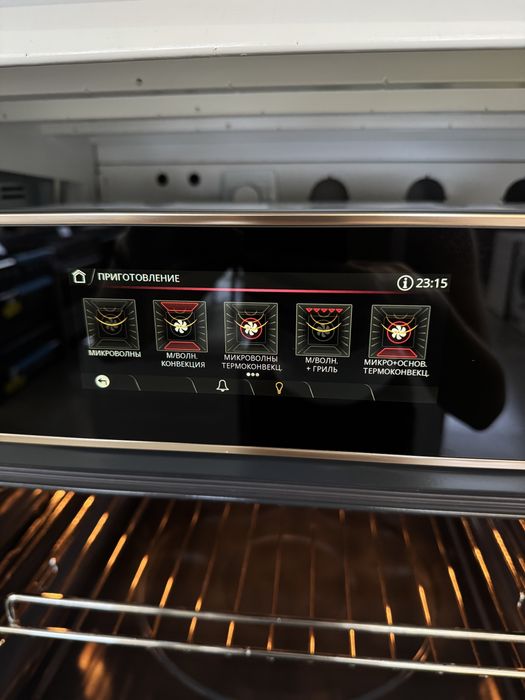 Духова шафа + мікрохвильова піч SMEG SF 4606 WMCNR, гриль і конвекція, україномовне меню, гарантія