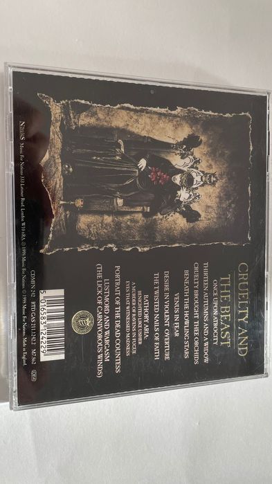 Cradle Of Filth ‎– Cruelty And The Beast - cd