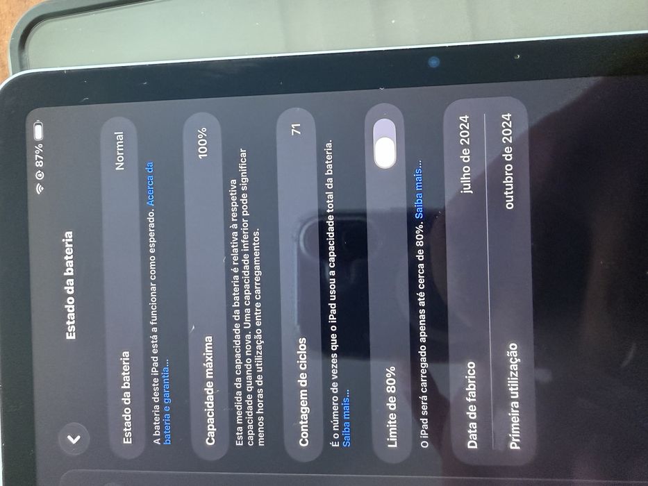 Ipad Air M4 azul