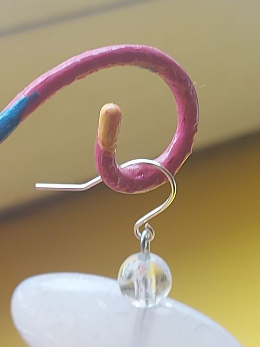 Kolczyki duże damskie rękodzieło NOWE