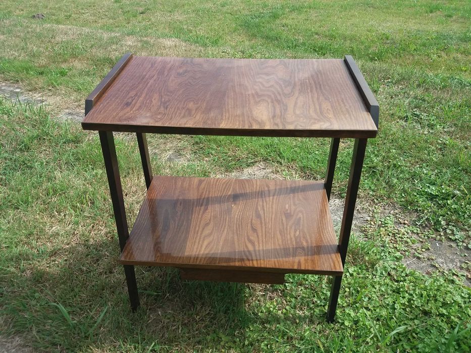 stolik z szufladką  rtv połysk czasy prl