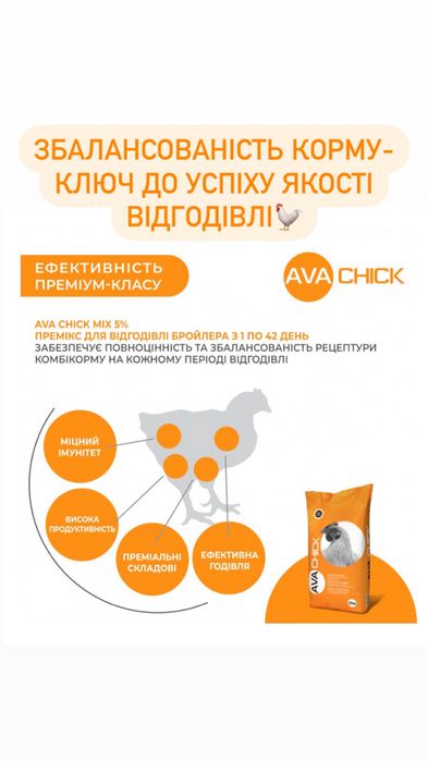 Комбікорм Преміум 3,2кг за 42дні