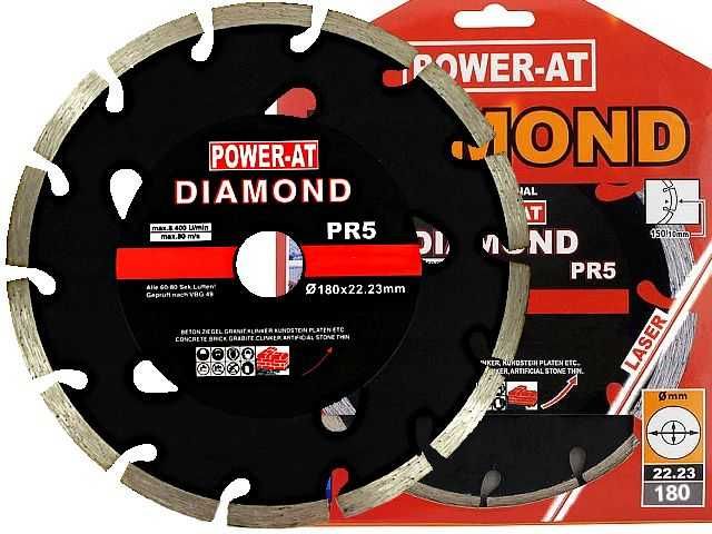 Tarcza tarcze diamentowa PR5 do cięcia betonu kostki cegły segmentowa 180