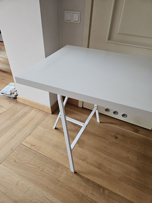 Ikea Linnmon białe biurko klasyk