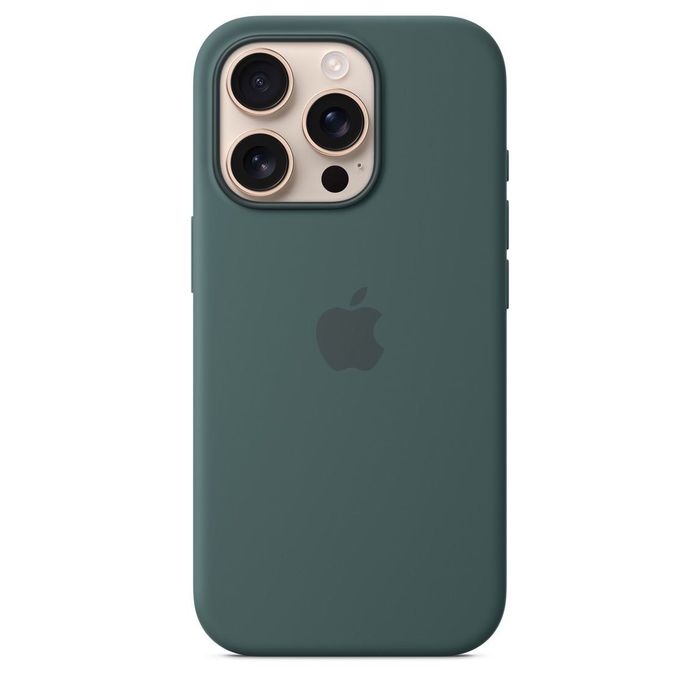 Apple iPhone 16 Pro Silicone Case MagSafe Lake Green | Nowe