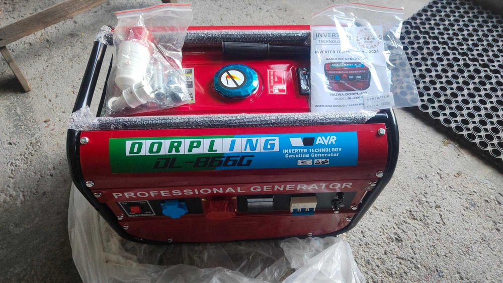 Agregat - nowy generator prądotwórczy Dorpling DL-866G