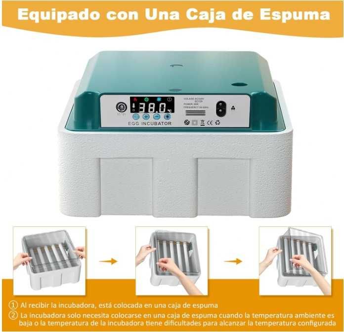 Incubadora com Giro Automático 16 Ovos