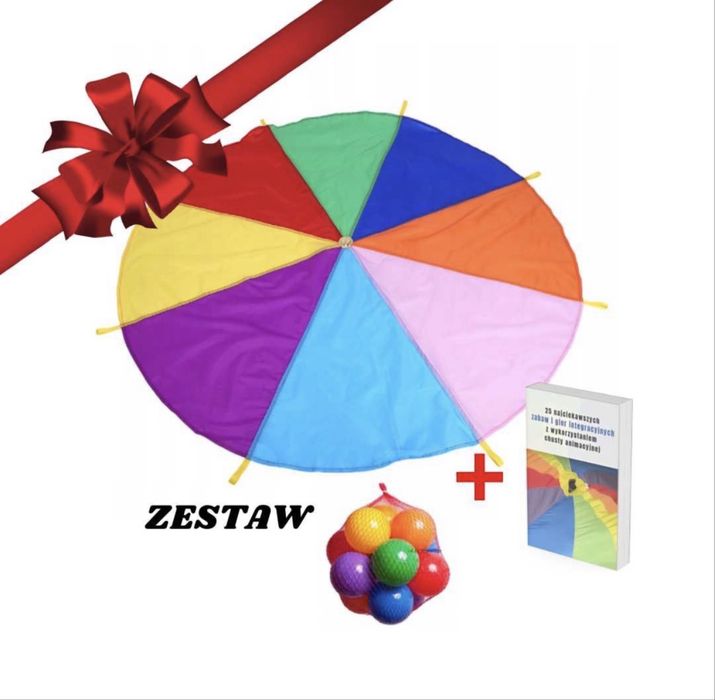 Chusta Animacyjna Klanza 2m Zestaw z Piłeczkami