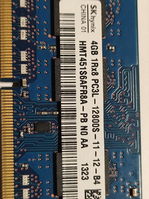 Оперативная память SK hynix 4gb  1Rx8 PC3L-12800S