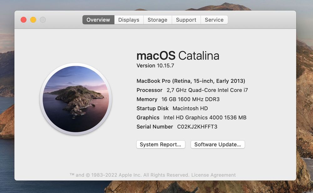 MacBook Pro Retina 15” i7 16GB SSD 256GB | Muito bom estado estético e totalmente funcional