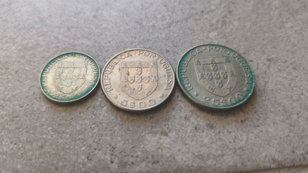 Conjunto 25/5/2,5 Escudos Centenário da Morte de Alexandre Herculano