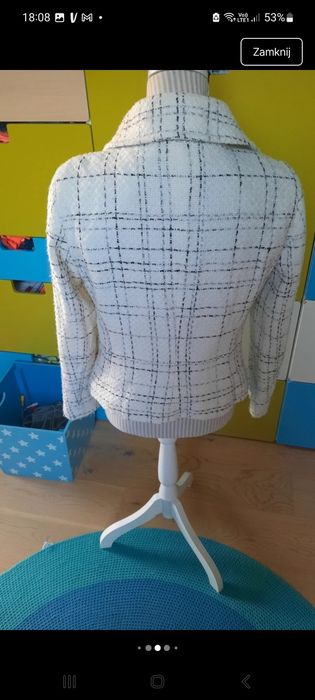 Boucle żakiet r.40,Zara, Gant, Hilfiger, Massimo Dutti, Lauren, wełna