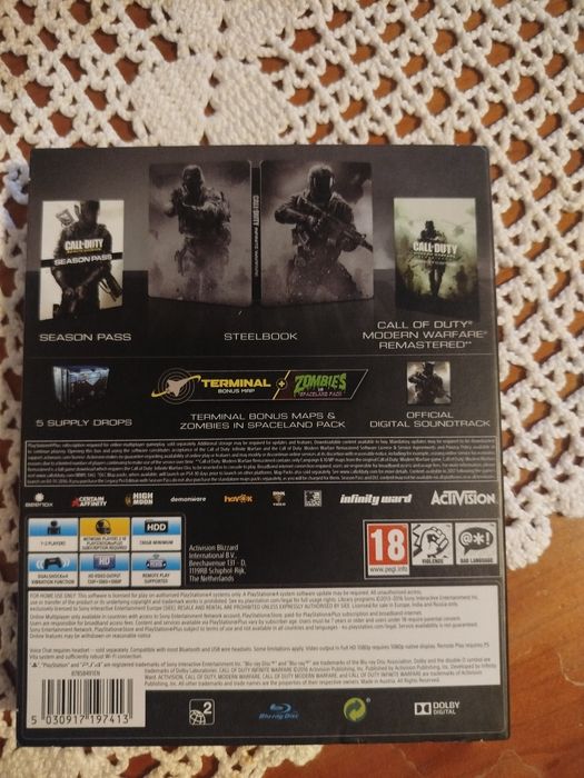 Jogo para a PS4 call of duty