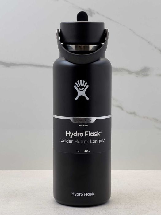 Пляшка Hydro Flask 40 oz (1.18 л) Black / Термос Гидро Фласк Оригинал