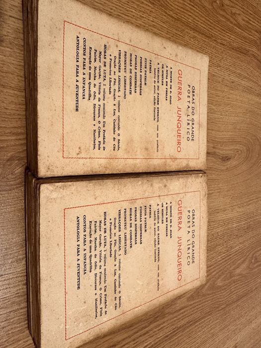 Livros Os Maias de Eça de Queiroz 2 volumes- 1945