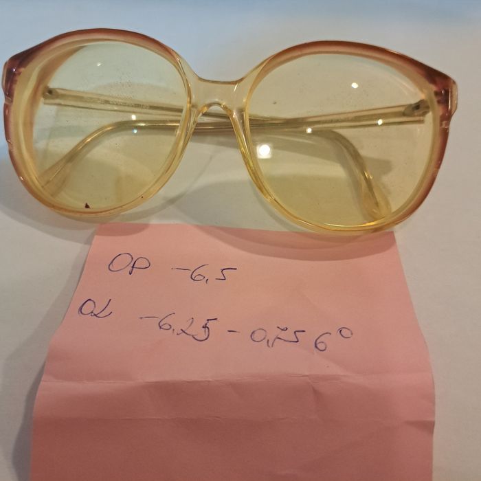 Okulary korekcyjne -6,25 dioptrii