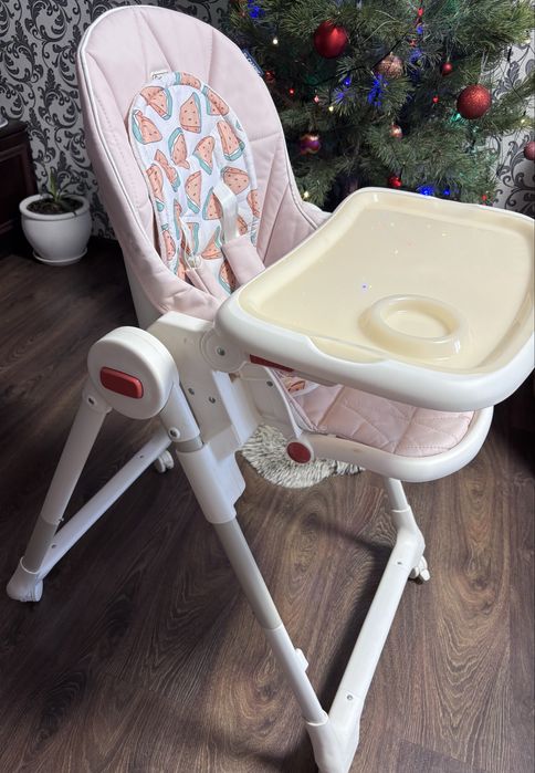 Стільчик для годування El Camino Crystal ME 1037, Watermelon Pink