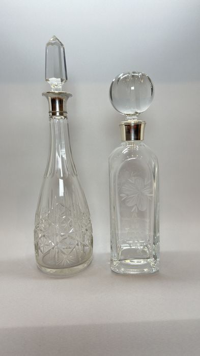 Антикварний  графін графин рюмки антикварний штоф столове  срібло