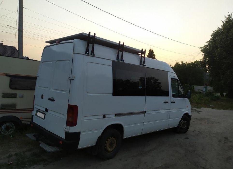 Перекладины на среднюю крышу для авто Mercedes sprinter , VW LT